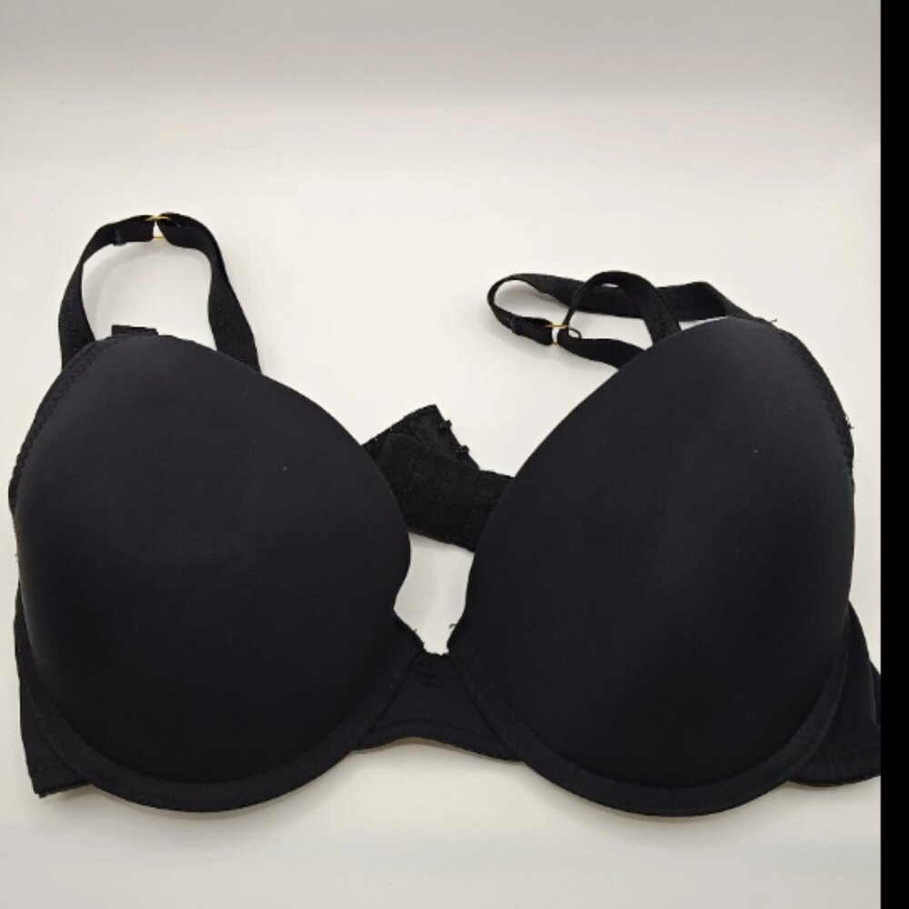 Juicy Couture Black Push Up Wired Bra 34 B